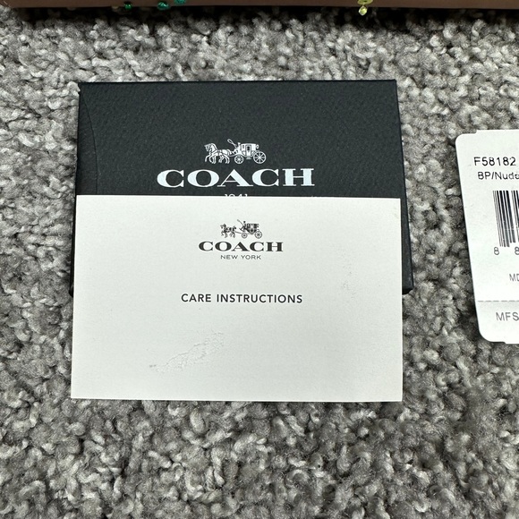 Coach Meadowlark Songbird Large Accordion Women Beading Stitching Leather Wallet - Picture 16 of 16